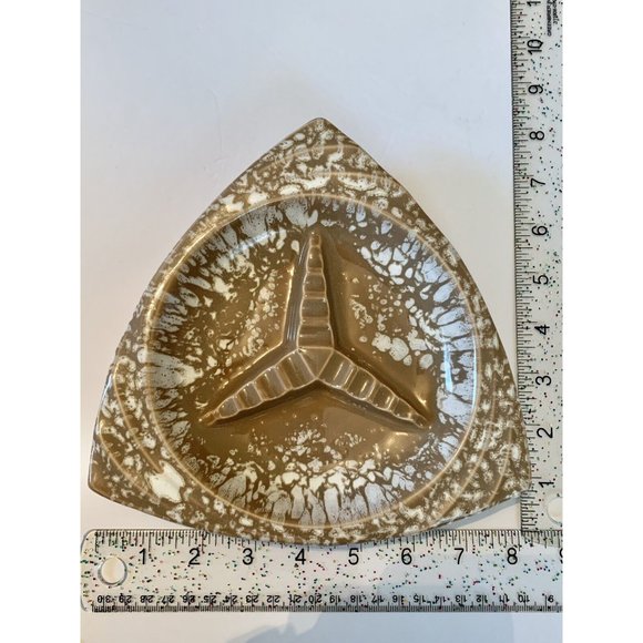 Mid century modern atomic Eames Era drip glaze ashtray MCM Decor spaceship retro - Picture 4 of 11